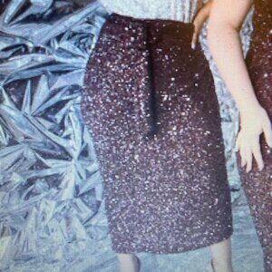 Never Fully Dressed Sequin Skirt- Chocolate Brown Size 14/excellent condition!